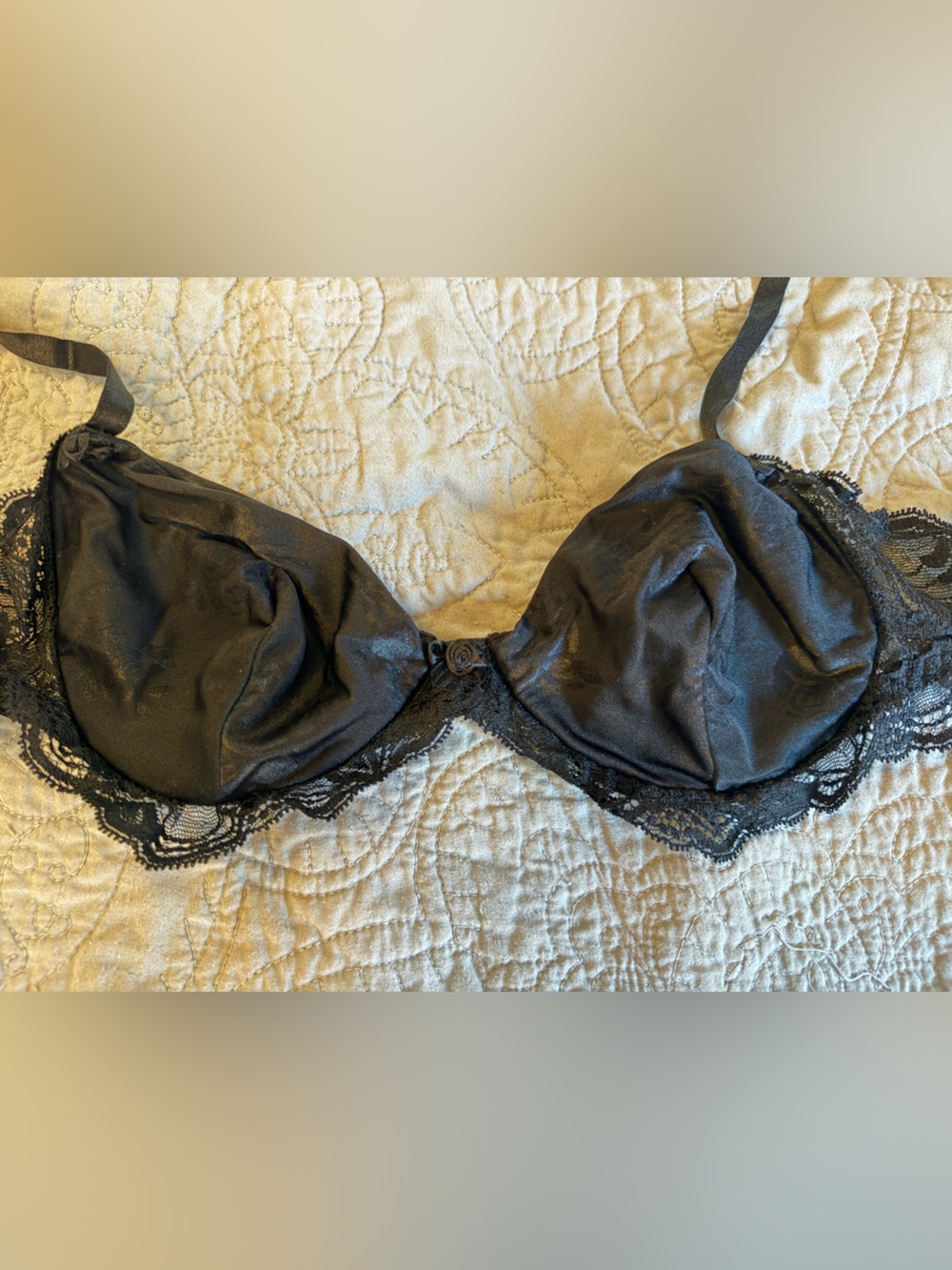 La Perla Black Lace Underwire Bra with Delicate Trim